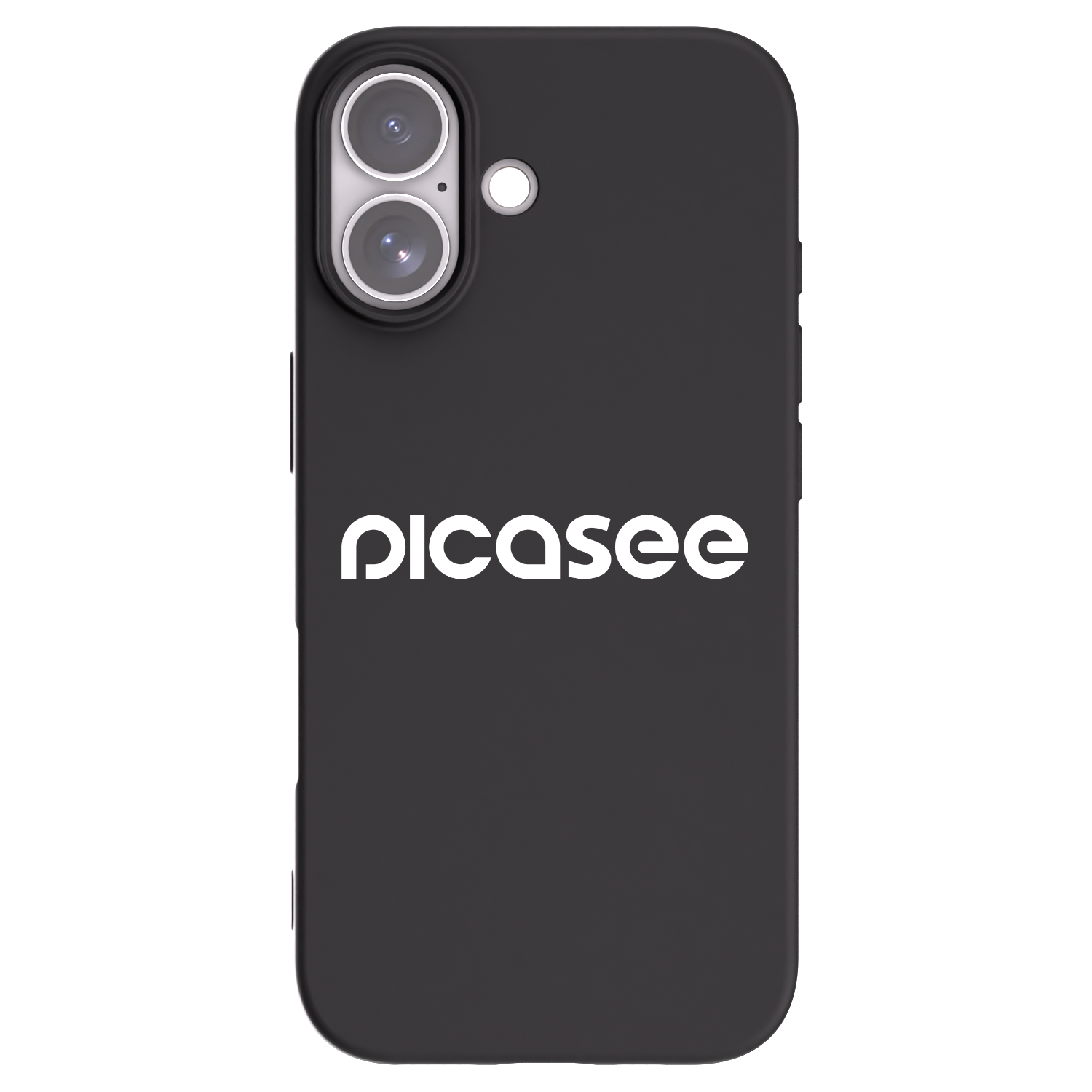 Picasee crna silikonska maskica za Apple iPhone 17 - Picasee - new logo - white