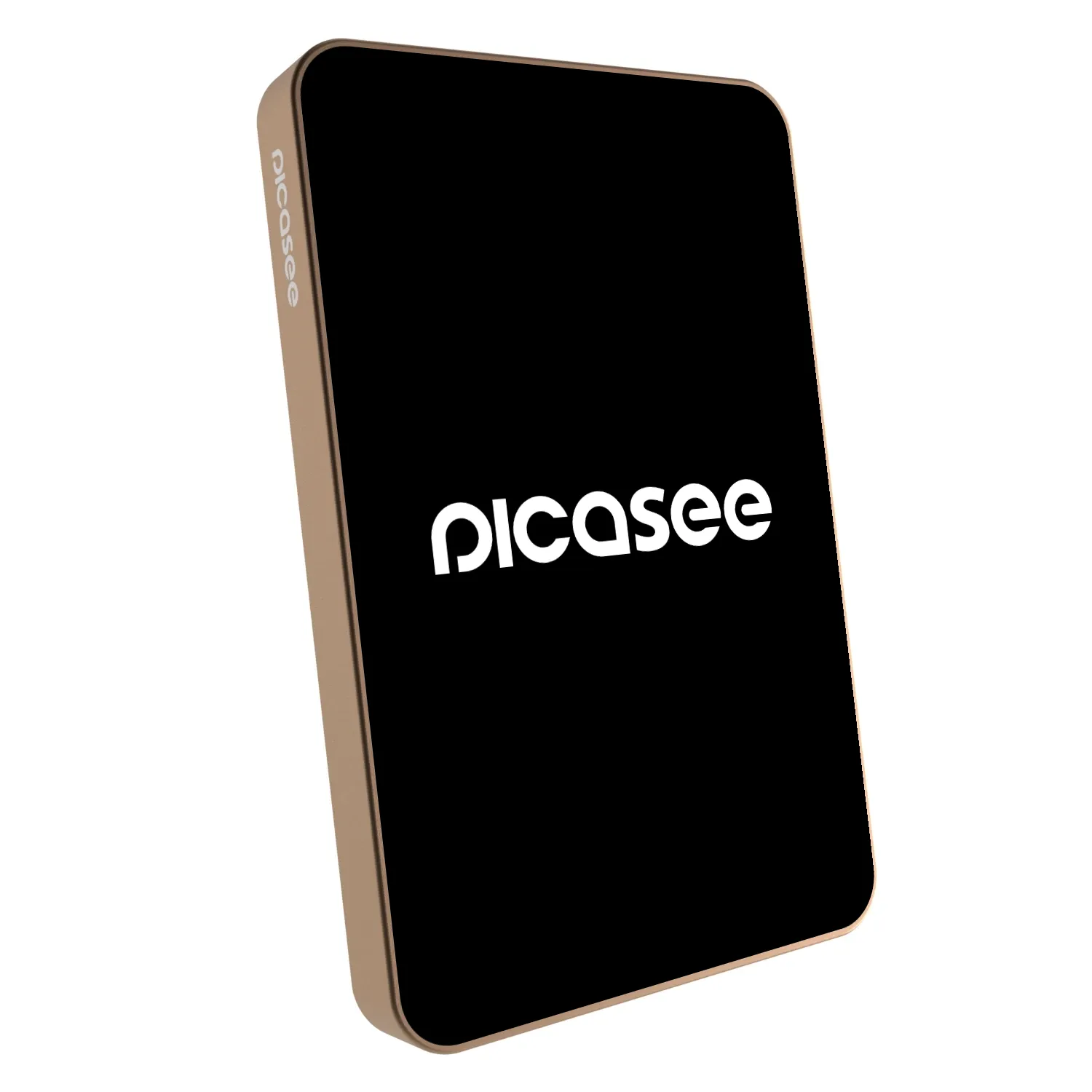 Picasee Prijenosni punjač s MagSafe 5 000 mAh Zlatni - Picasee - new logo - white