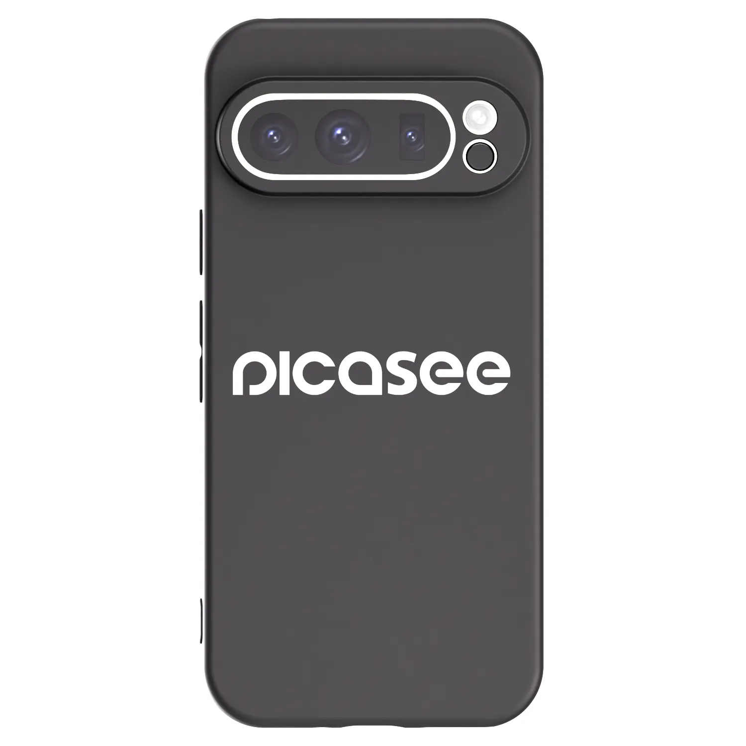 Picasee crna silikonska maskica za Google Pixel 9 Pro XL - Picasee - new logo - white