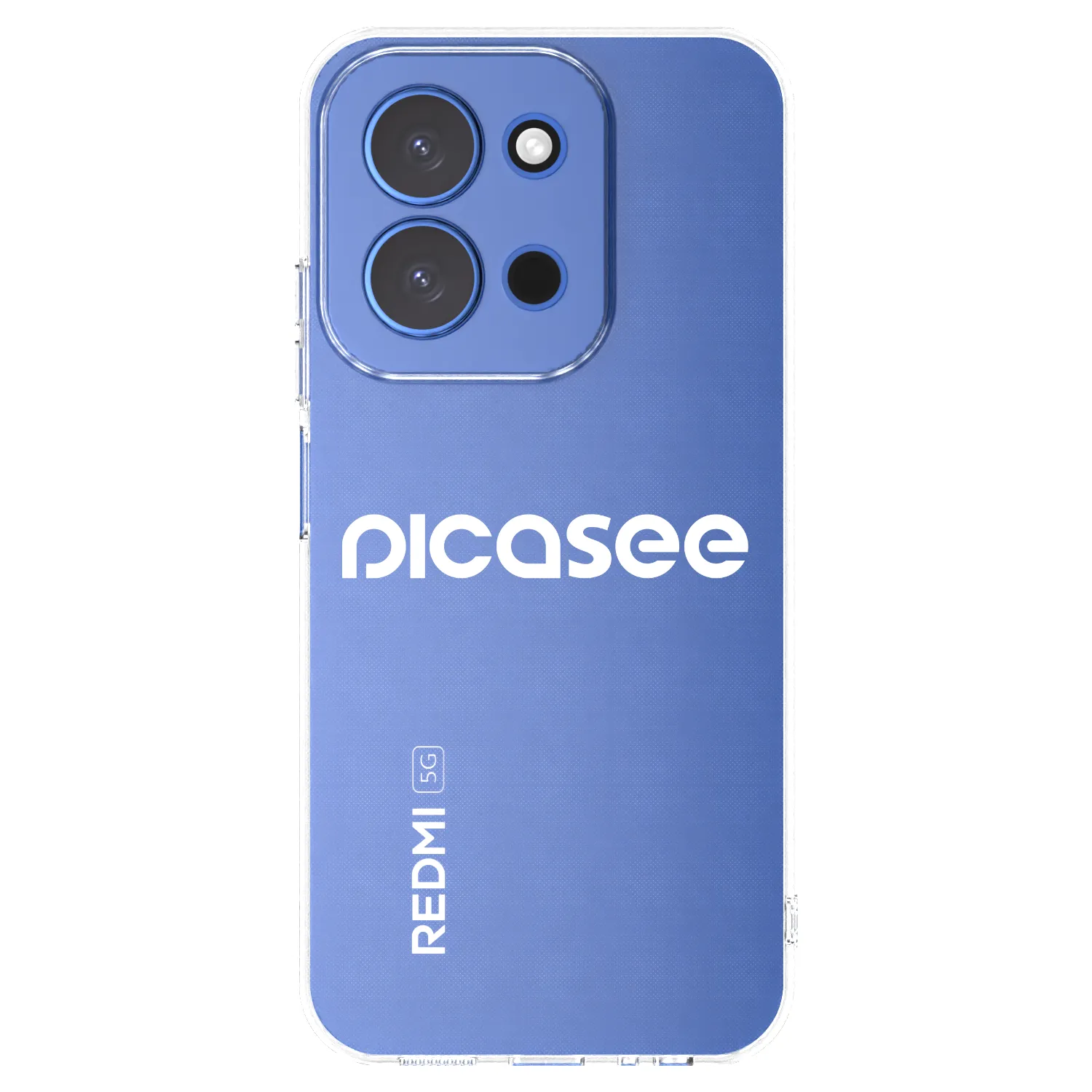 Picasee silikonska prozirna maskica za Xiaomi Redmi 15C 4G - Picasee - new logo - white