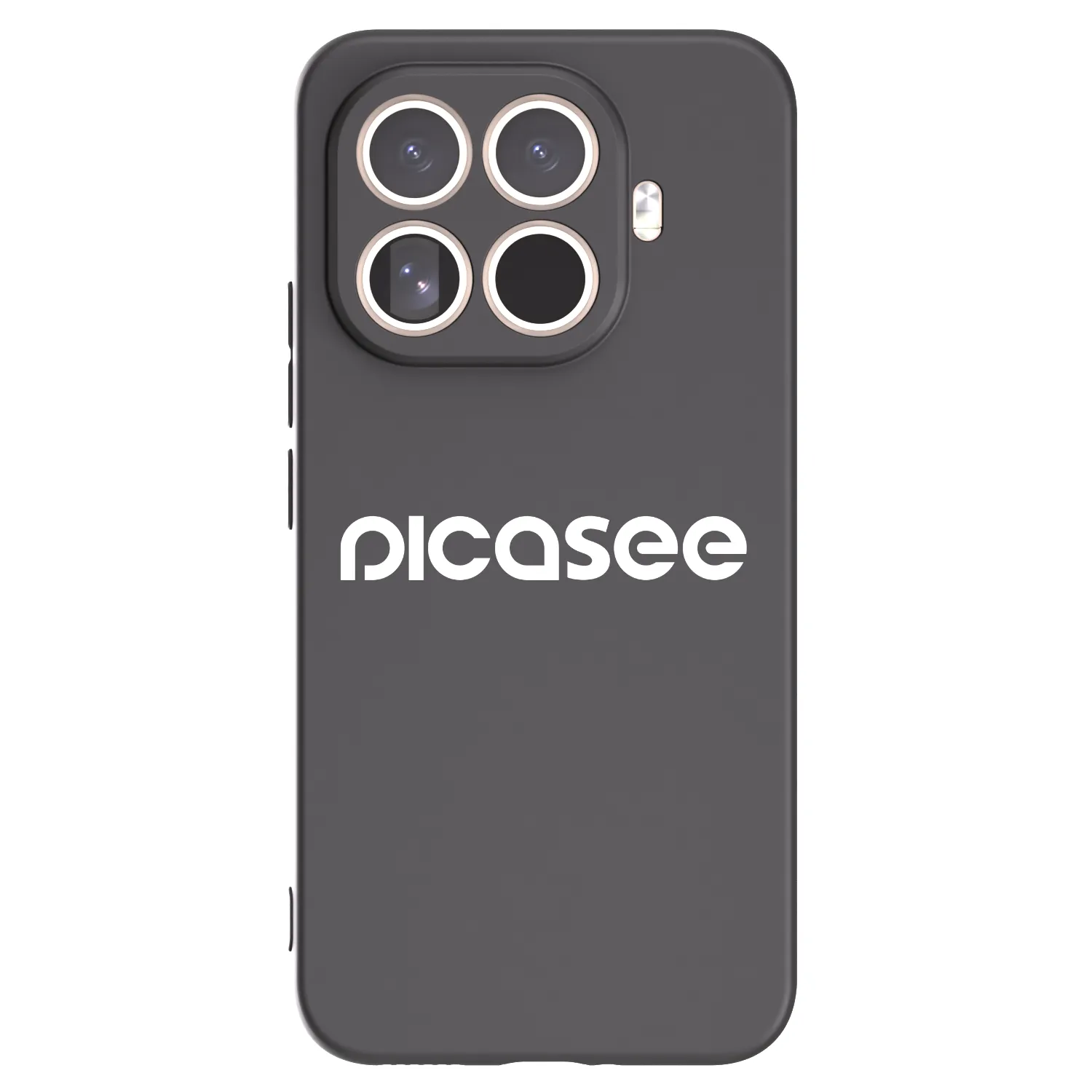 Picasee crna silikonska maskica za Xiaomi 15T Pro - Picasee - new logo - white