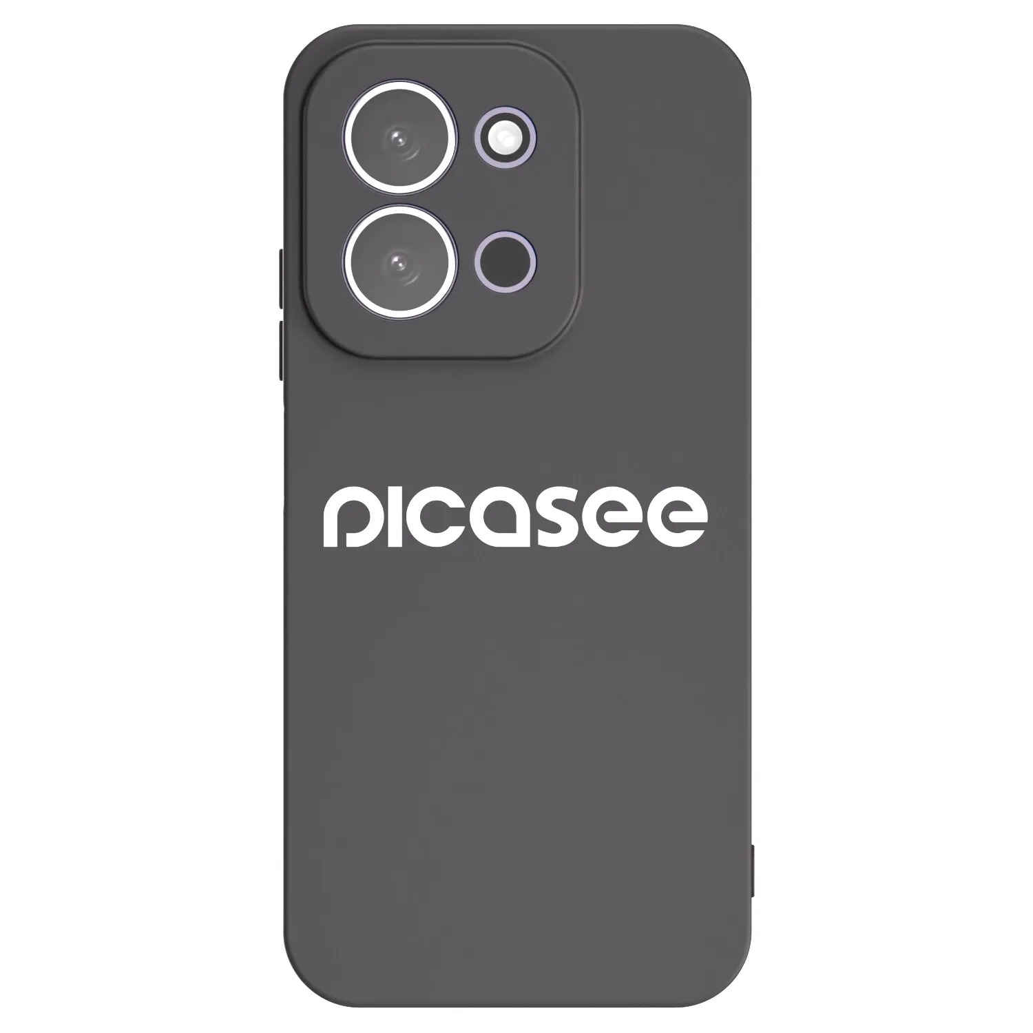 Picasee crna silikonska maskica za Xiaomi Redmi 15C 5G - Picasee - new logo - white
