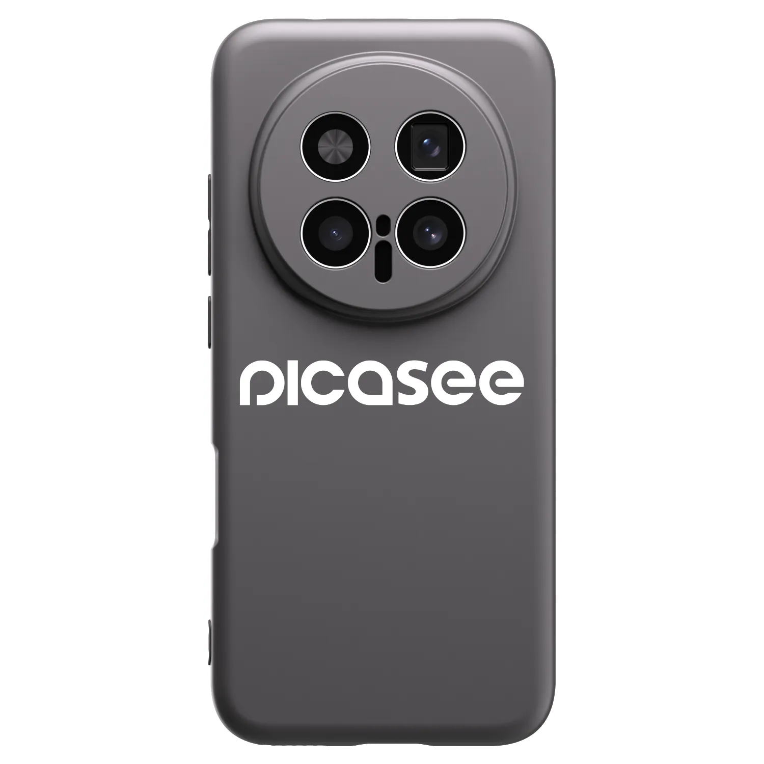 Picasee crna silikonska maskica za Honor Magic8 Pro 5G - Picasee - new logo - white