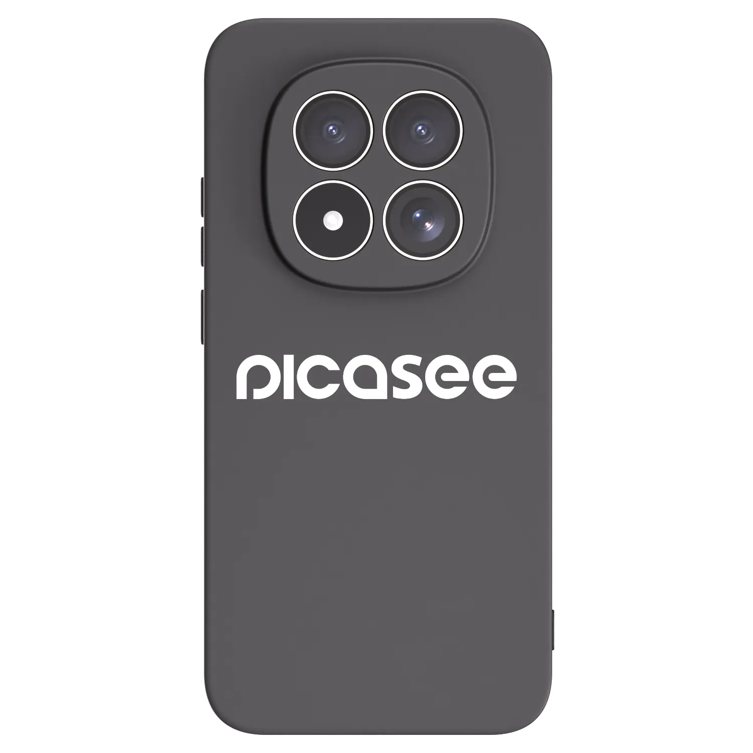 Picasee crna silikonska maskica za Xiaomi Redmi Note 15 Pro 5G - Picasee - new logo - white