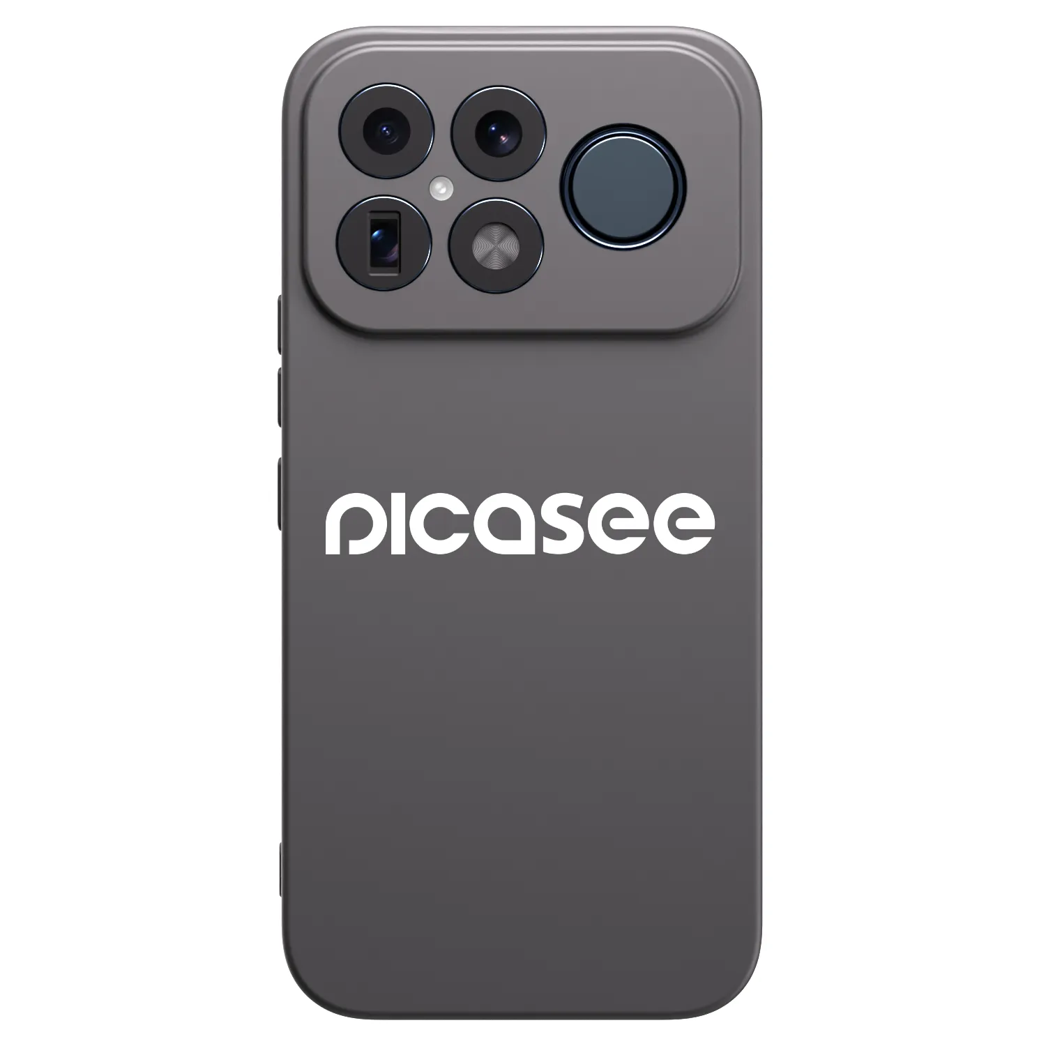 Picasee crna silikonska maskica za Xiaomi Poco F8 Ultra - Picasee - new logo - white