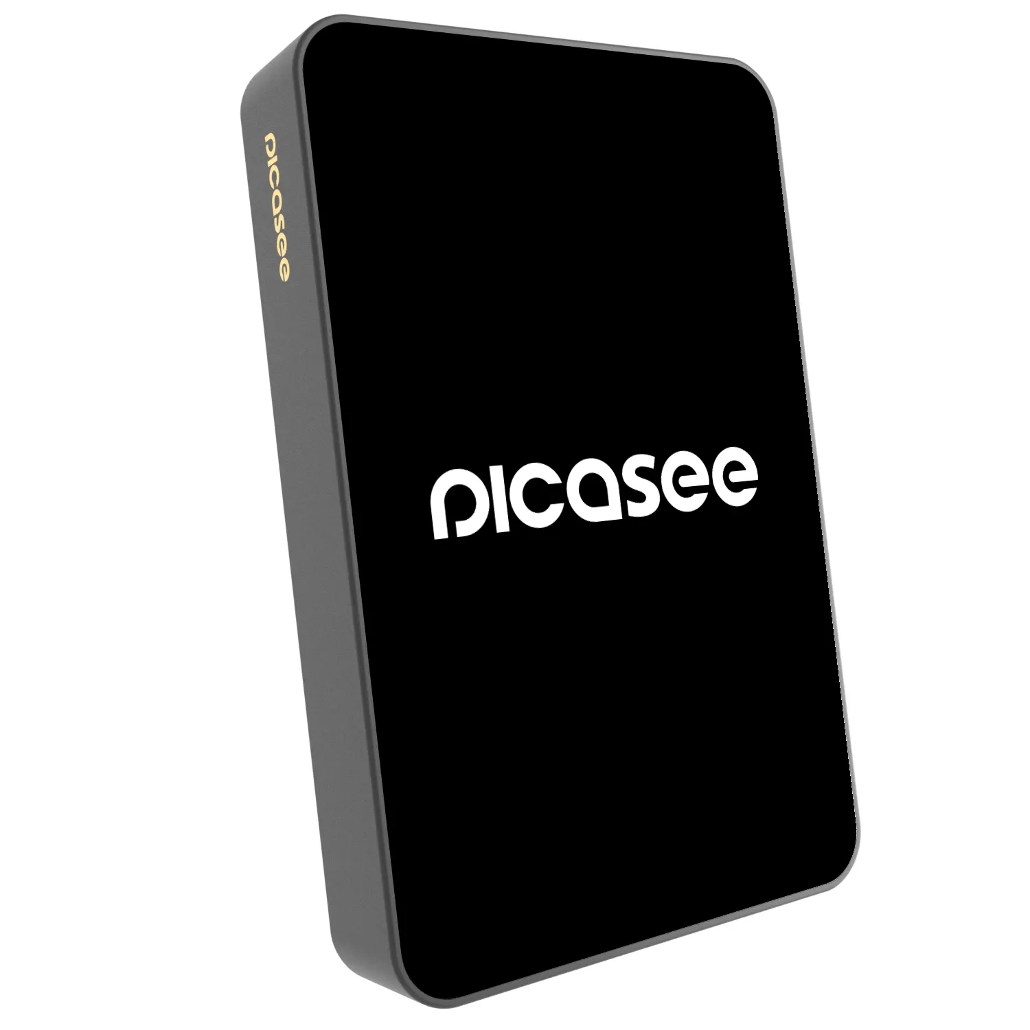 Picasee Prijenosni punjač s MagSafe 10 000 mAh Sivo - Picasee - new logo - white