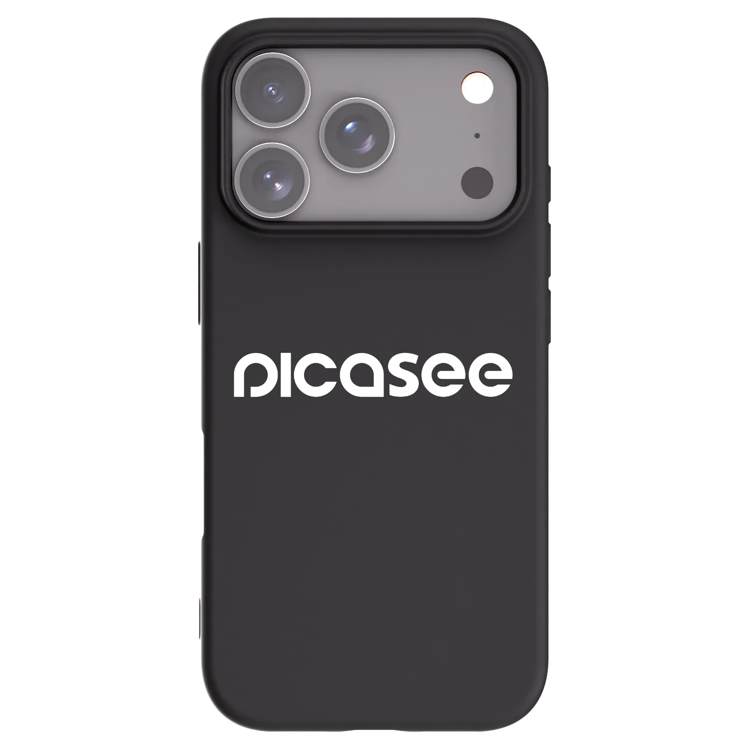 Picasee crna silikonska maskica za Apple iPhone 18 Pro - Picasee - new logo - white
