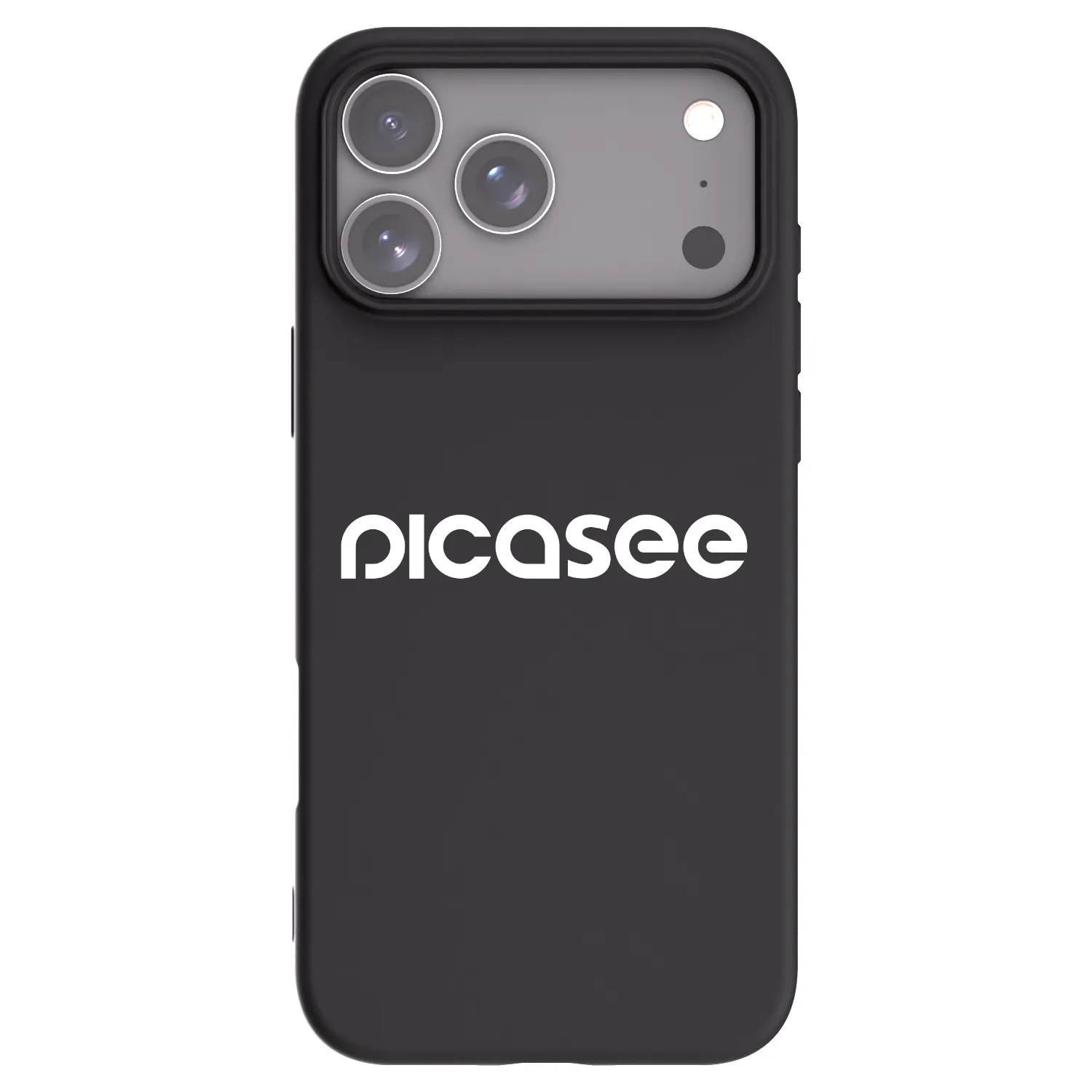 Picasee crna silikonska maskica za Apple iPhone 18 Pro Max - Picasee - new logo - white