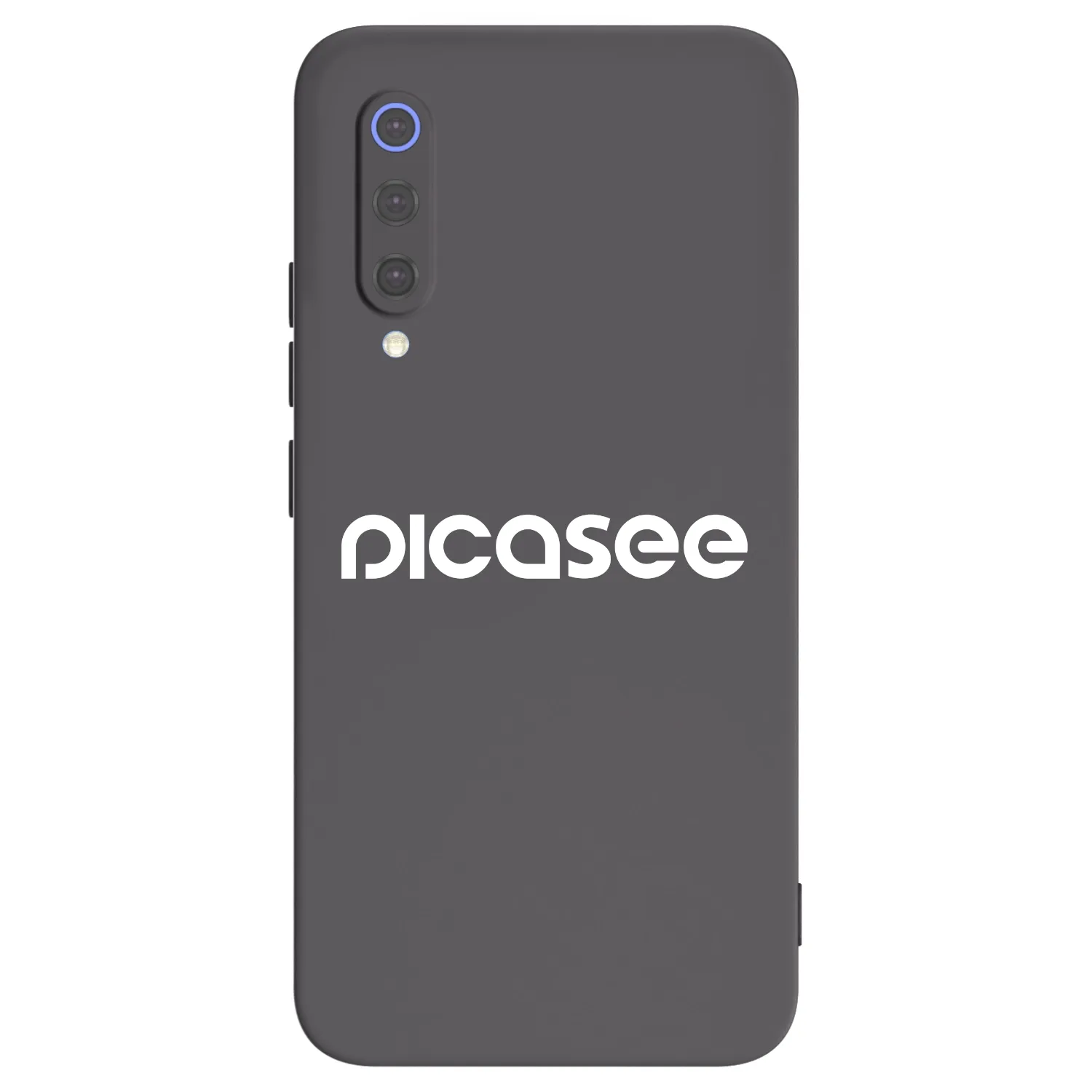 Picasee crna silikonska maskica za Xiaomi Mi 9 SE - Picasee - new logo - white