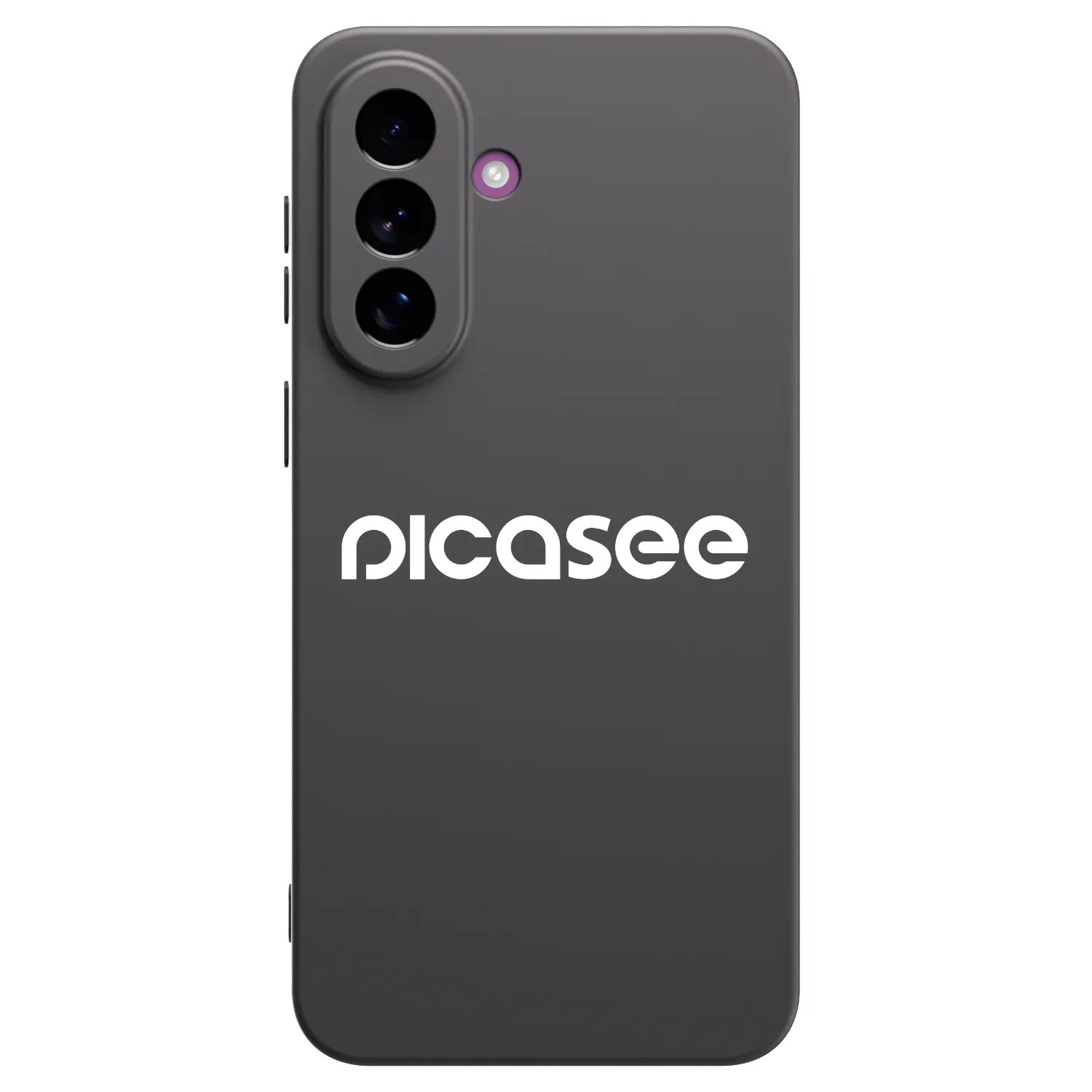 Picasee crna silikonska maskica za Samsung Galaxy A37 - Picasee - new logo - white