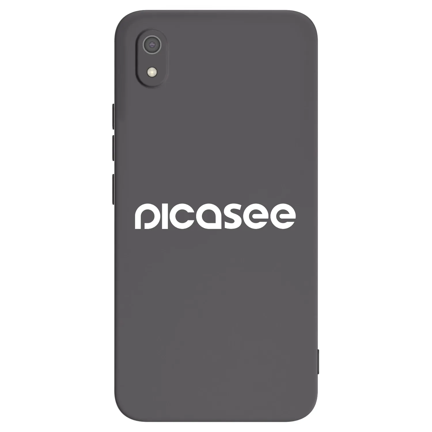 Picasee crna silikonska maskica za Xiaomi Redmi 7A - Picasee - new logo - white