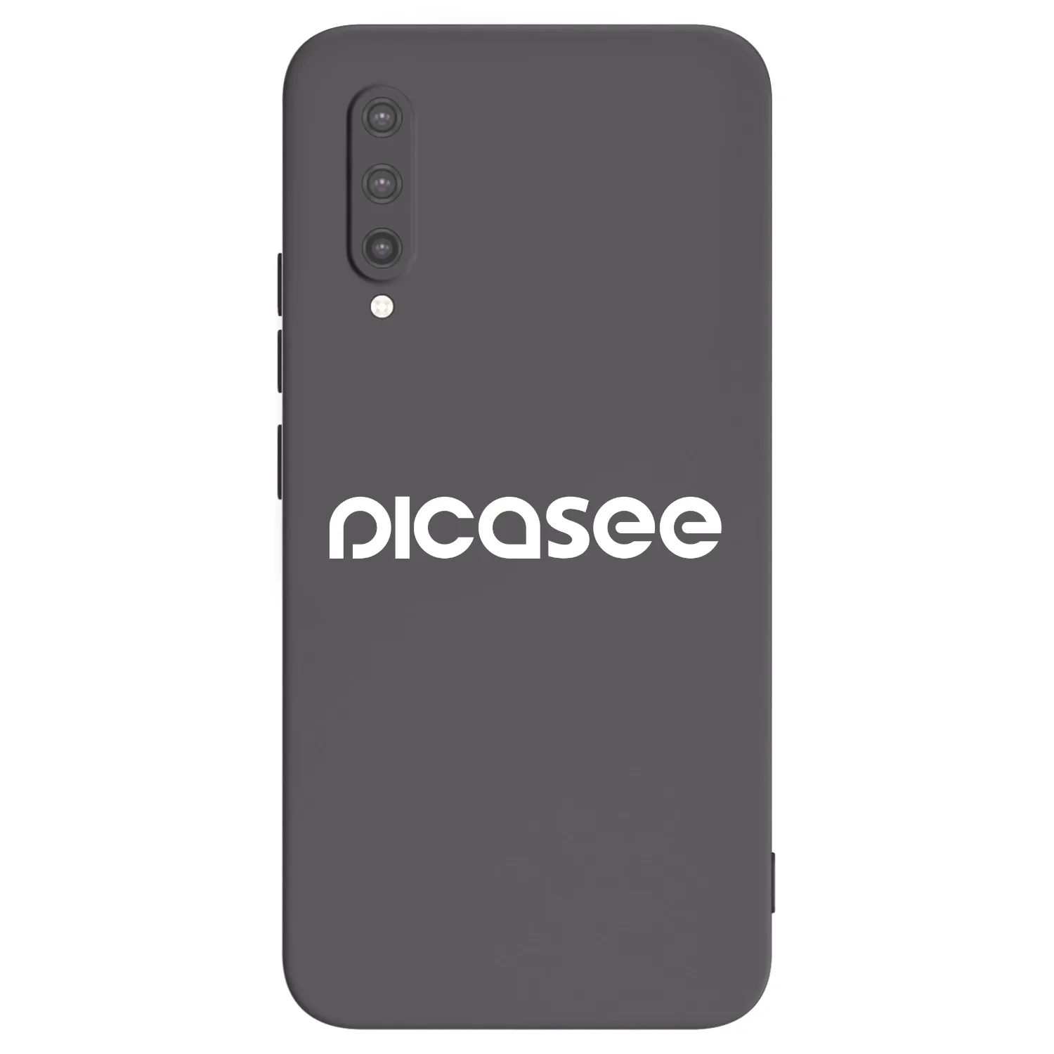 Picasee crna silikonska maskica za Xiaomi Mi 9 Lite - Picasee - new logo - white