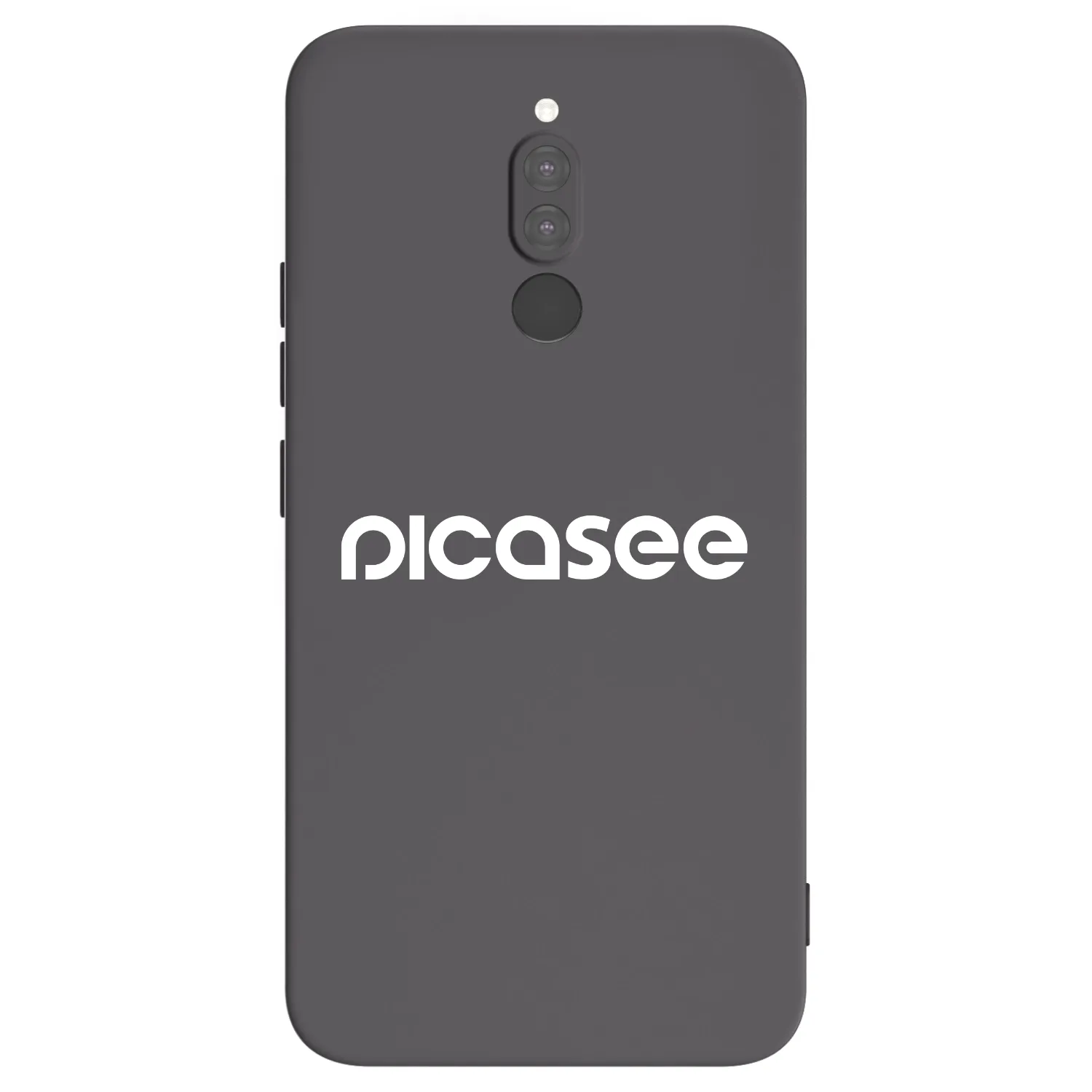 Picasee crna silikonska maskica za Xiaomi Redmi 8 - Picasee - new logo - white