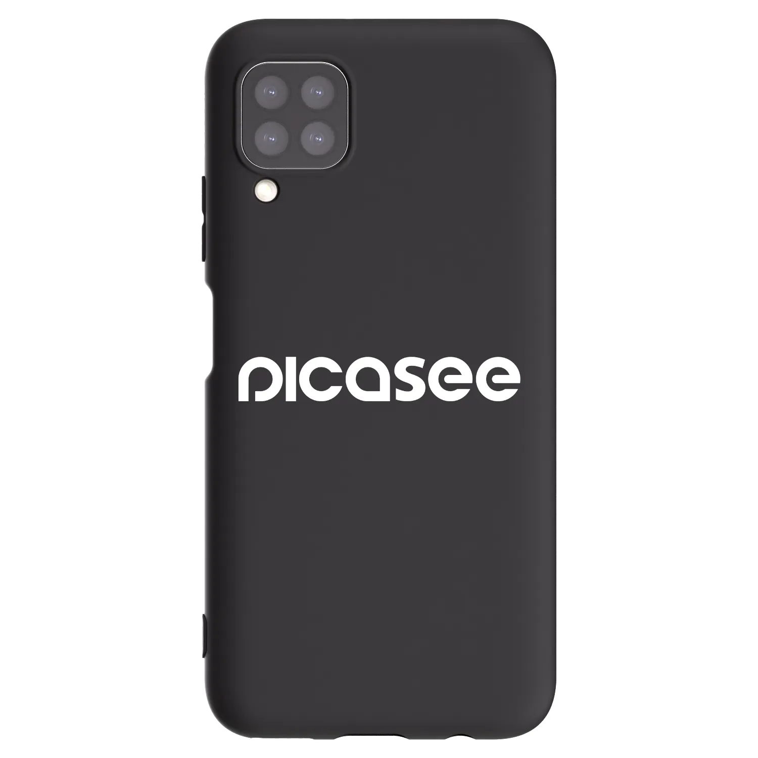 Picasee crna silikonska maskica za Huawei P40 Lite - Picasee - new logo - white