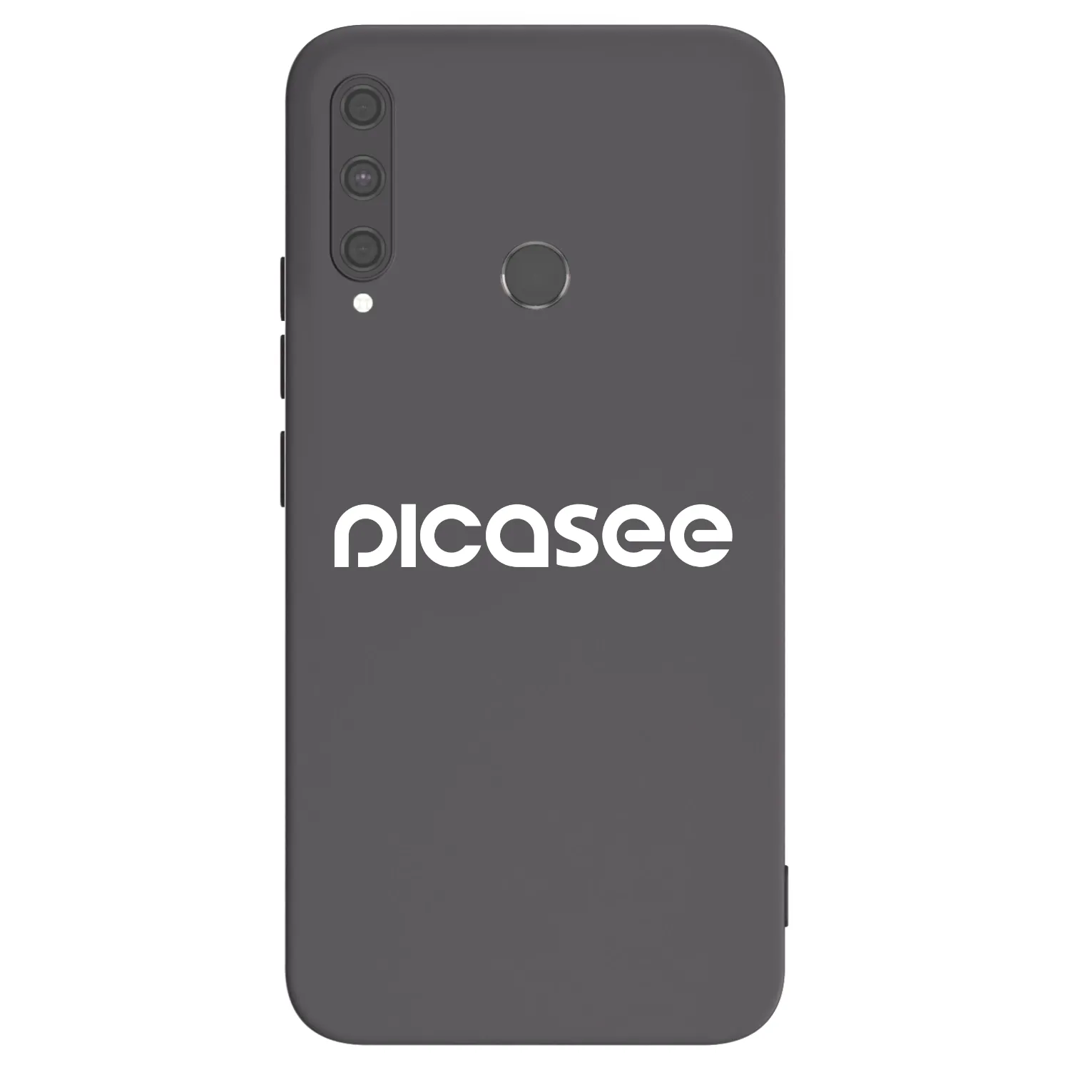 Picasee crna silikonska maskica za Huawei P40 Lite E - Picasee - new logo - white