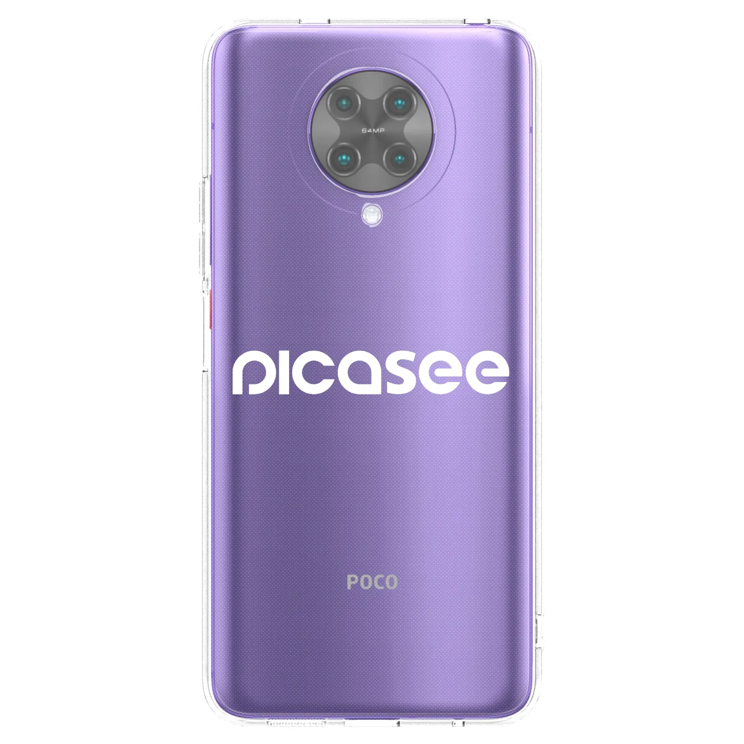 Picasee silikonska prozirna maskica za Xiaomi Poco F2 Pro - Picasee - new logo - white