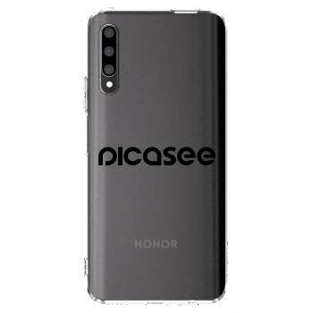 Picasee silikonska prozirna maskica za Honor 9X Pro - Picasee - new logo - black