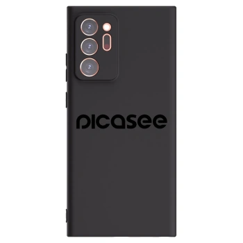 Picasee crna silikonska maskica za Samsung Galaxy Note 20 Ultra - Picasee - new logo - black