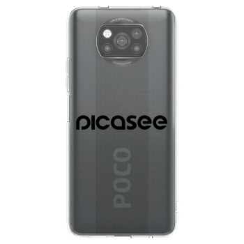 Picasee crna silikonska maskica za Xiaomi Poco X3 - Picasee - new logo - black