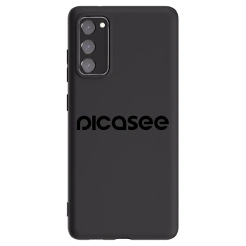 Picasee crna silikonska maskica za Samsung Galaxy S20 FE - Picasee - new logo - black