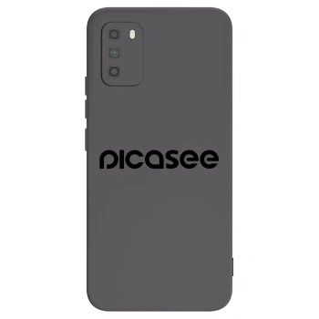 Picasee crna silikonska maskica za Xiaomi Poco M3 - Picasee - new logo - black