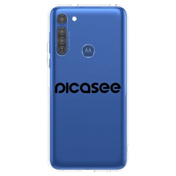 Maskica za Motorola Moto G8 - Picasee - new logo - black