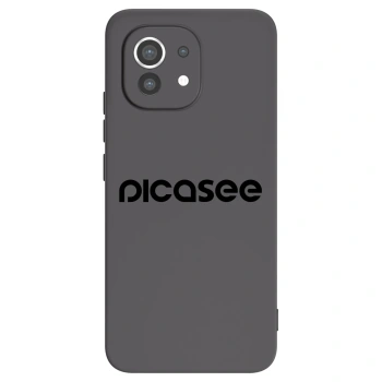 Picasee crna silikonska maskica za Xiaomi Mi 11 - Picasee - new logo - black
