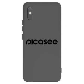 Picasee crna silikonska maskica za Xiaomi Redmi 9AT - Picasee - new logo - black