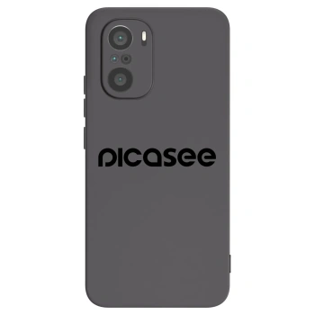 Picasee crna silikonska maskica za Xiaomi Poco F3 - Picasee - new logo - black