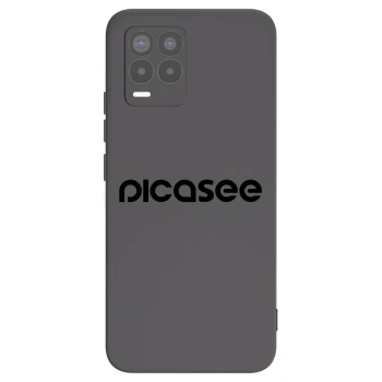 Maskica za Realme 8 Pro - Picasee - new logo - black