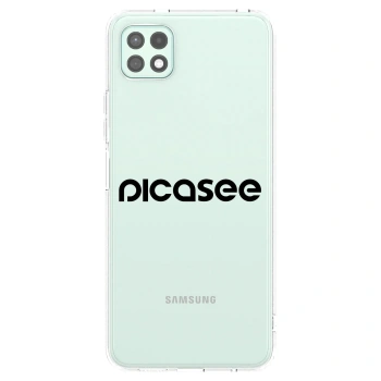 Picasee silikonska prozirna maskica za Samsung Galaxy A22 A226B 5G - Picasee - new logo - black