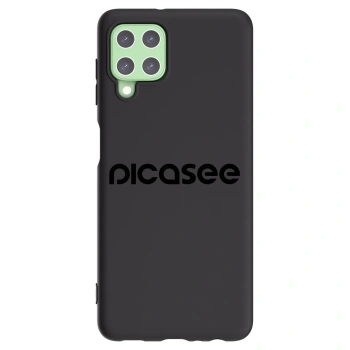 Picasee crna silikonska maskica za Samsung Galaxy A22 A225F 4G - Picasee - new logo - black
