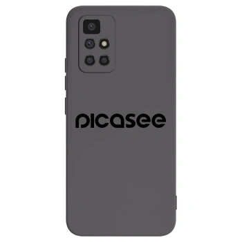Picasee crna silikonska maskica za Xiaomi Redmi 10 - Picasee - new logo - black