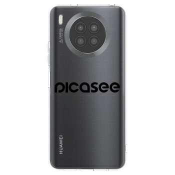 Picasee silikonska prozirna maskica za Huawei Nova 8i - Picasee - new logo - black