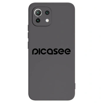 Picasee crna silikonska maskica za Xiaomi 11 Lite 5G NE - Picasee - new logo - black