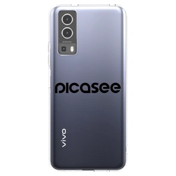 Picasee silikonska prozirna maskica za Vivo Y72 5G - Picasee - new logo - black