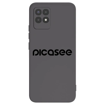 Picasee crna silikonska maskica za Realme 8i - Picasee - new logo - black
