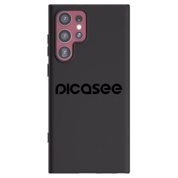 Picasee crna silikonska maskica za Samsung Galaxy S22 Ultra 5G - Picasee - new logo - black