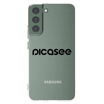 Picasee silikonska prozirna maskica za Samsung Galaxy S22+ 5G - Picasee - new logo - black