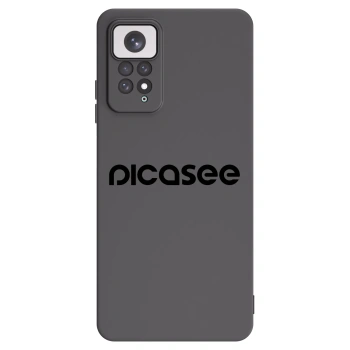 Picasee crna silikonska maskica za Xiaomi Redmi Note 11 - Picasee - new logo - black