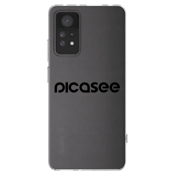 Picasee silikonska prozirna maskica za Xiaomi Redmi Note 11 Pro 5G - Picasee - new logo - black