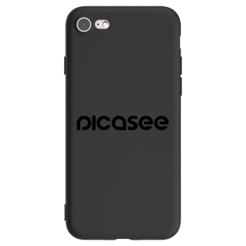 Picasee crna silikonska maskica za Apple iPhone SE 2022 - Picasee - new logo - black
