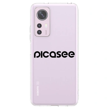 Picasee silikonska prozirna maskica za Xiaomi 12 - Picasee - new logo - black