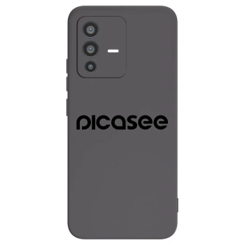Picasee crna silikonska maskica za Vivo V23 5G - Picasee - new logo - black