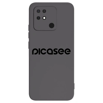 Picasee crna silikonska maskica za Xiaomi Redmi 10C - Picasee - new logo - black
