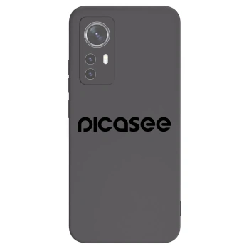 Picasee crna silikonska maskica za Xiaomi 12X - Picasee - new logo - black