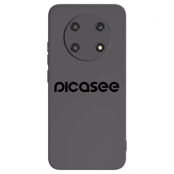 Picasee crna silikonska maskica za Honor Magic4 Lite 5G - Picasee - new logo - black