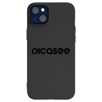 Picasee crna silikonska maskica za Apple iPhone 14 Plus - Picasee - new logo - black