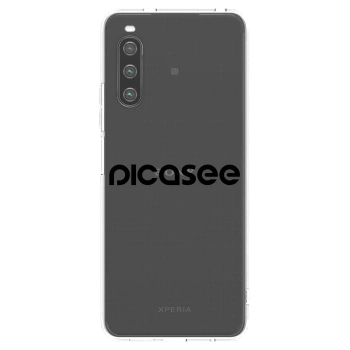 Picasee silikonska prozirna maskica za Sony Xperia 10 IV 5G - Picasee - new logo - black