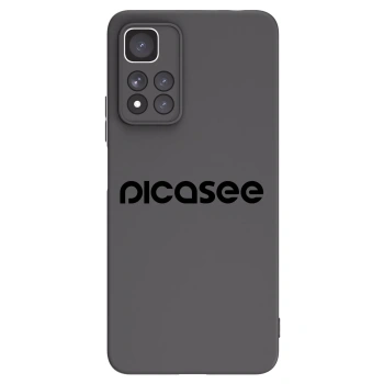 Picasee crna silikonska maskica za Xiaomi Redmi Note 11 Pro+ 5G - Picasee - new logo - black